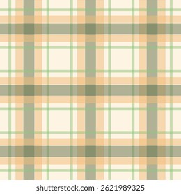 Multicolored vintage autumn plaid pattern - seamless tartan check fabric design for textile, fashion and digital backgrounds