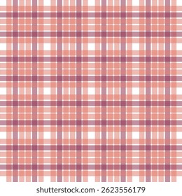 Multicolored vintage autumn plaid pattern - seamless tartan check fabric design for textile, fashion and digital backgrounds 