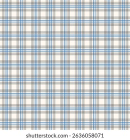 Multicolored vintage autumn plaid pattern - seamless tartan check fabric design for textile, fashion and digital backgrounds