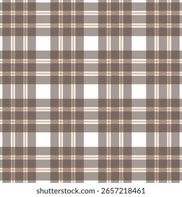 Diseño de tela de cuadros de tartán sin costuras de patrón de cuadros de otoño vintage multicolor para textiles, moda y fondos digitales