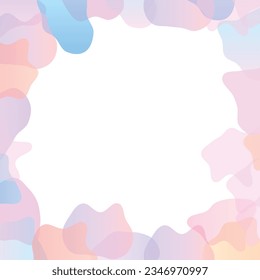 Multicolored waves on a modern graphic background. Multicolored illustration.
