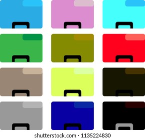 multicolored web folders
