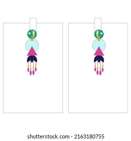 Multicolored women,girl luxury decorative vector illustration.
