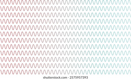 Multi-colorful pastel abstract zigzag seamless repeat pattern background, vector wallpaper.