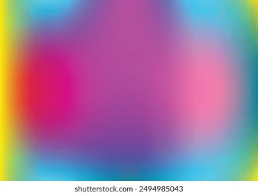 Multicolors mesh gradient abstract colorful green color with orange yellow cyan pink purple tone background
