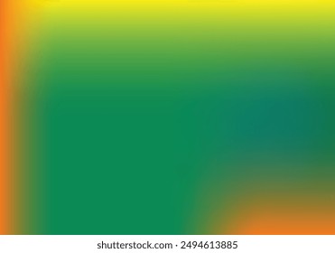 Multicolors mesh gredient abstract colorful green color with orange yellow tone background
