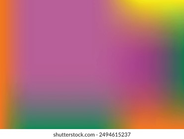 Multicolors mesh gredient abstract colorful pink color with green yellow orange purple tone background

