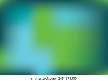 Multicolors mesh gredient abstract colorful green color with cyan blue dark tone background
