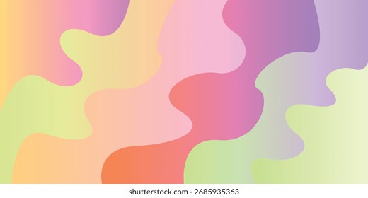 Diseño de fondo abstracto multicolor y arte