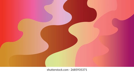 Diseño de fondo abstracto multicolor y arte
