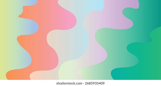 Diseño de fondo abstracto multicolor y arte
