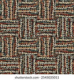 Padrão de Verificação Listrado Quebrado Multicolor