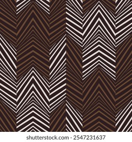 Multicolour Broken Striped Houndstooth Check Pattern