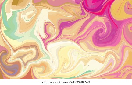 Multicolour colourful background in acrylic pouring