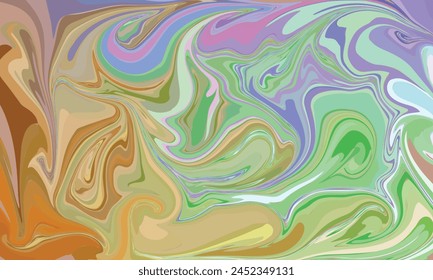 Multicolour colourful background in acrylic pouring