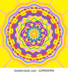 Multicoloured Abstract Pattern background