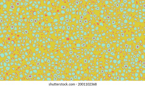mehrfarbige geometrische Zellen, abstrakter Mosaikhintergrund. Vektorgrafik.