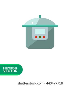 Multicooker flat icon
