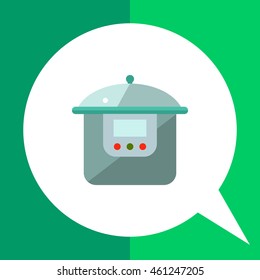 Multicooker flat icon