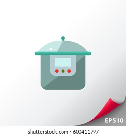 Multicooker flat icon