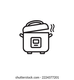Multicooker-Symbol, Vektorgrafik Eps10