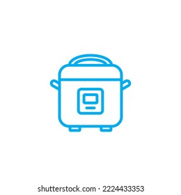 Ilustración De Vector De Icono Multicooker Eps10