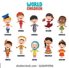 Multicultural Characters Of The World