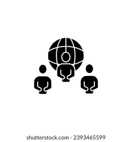 multicultural concept line icon. Simple element illustration. multicultural concept outline symbol design.