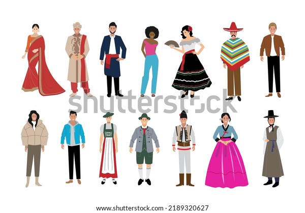 Multicultural People Crowd Diverse Person Group Stock Vector (Royalty ...