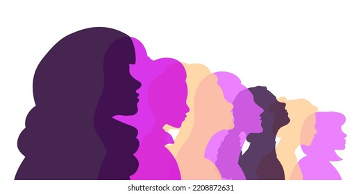 Multi-ethnic beauty. Women different nationalities and cultures. Different ethnicity women: African, Asian, Chinese, European, Latin American, Arab. Struggle for rights, independence, equality.