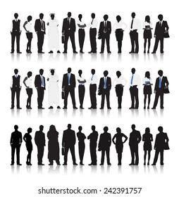 Multi-ethnic Business people Vector