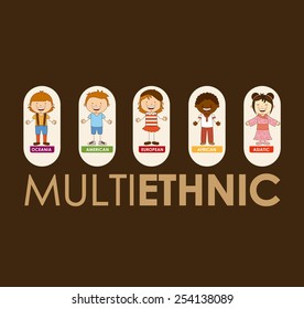 multiethnic community design, vector illustration eps10 graphic 