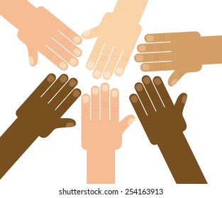 multiethnic community design, vector illustration eps10 graphic 