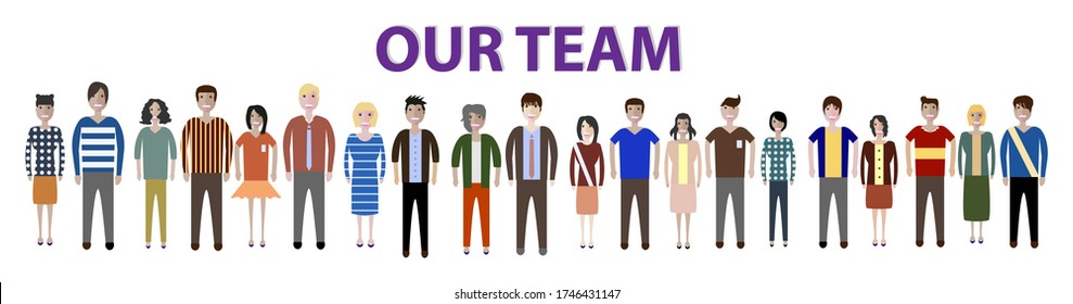 Multiethnic Group Of Working People Standing Together On White Background, Diversity And Multiculturalism. Set Of Full Body Diverse Business People. Working Man And Woman