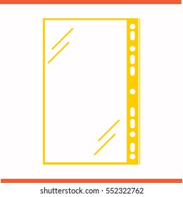 Multifora vector yellow icon on white background. Multifora symbol stock bitmap illustration. Business picture.