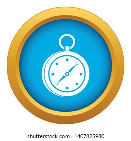 Multifunction knife icon blue vector isolated on white background for any design