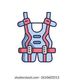 Multi-Function Weighted Gym Harness Icon. Design of Fitness and Gym Icons.