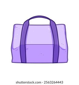 multifunctional diaper bag cartoon. spacious durable, lightweight convenient, pockets changing multifunctional diaper bag sign. isolated symbol vector illustration