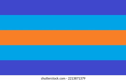 Multigender flag vector illustration. LGBTQ+. Anyone who experiences more than one gender identity. Include bigender, trigender, quadgender, quintgender, polygender, pangender, omnigender, genderfluid