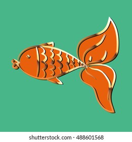 Multilayer aquarium goldfish