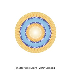 Multilayer nanoemulsion, a mixture of two immiscible liquids. Water and oil, Immiscible liquids, continuous phase, Dispersed phase. Emulsification, emulsifier. Vector illustration.