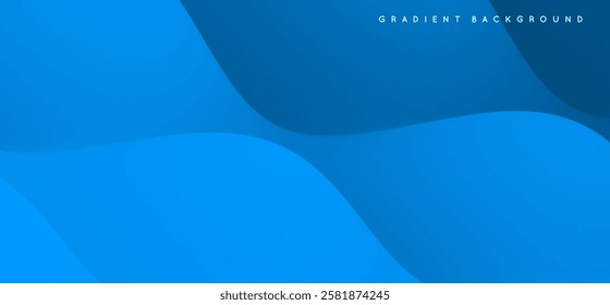 Multilayer texture. Abstract wavy background with modern gradient colors. Trendy liquid design. Cover design template. Motion sound wave. 3D illustration for brochure, poster, presentation or banner.