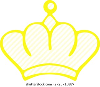 Multi-layered rounded petal style crown