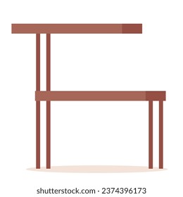 multi-level shelf for apartment decor