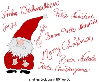 Multilingual Christmascard