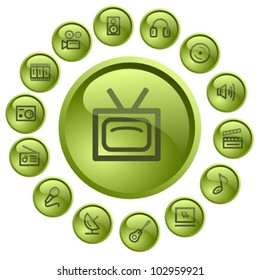 Multimedia button set