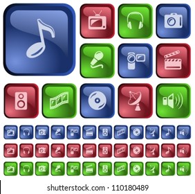 Multimedia button set
