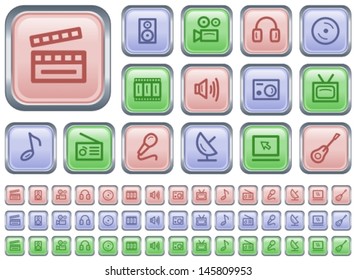 Multimedia button set