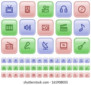 Multimedia button set