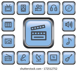 Multimedia button set
